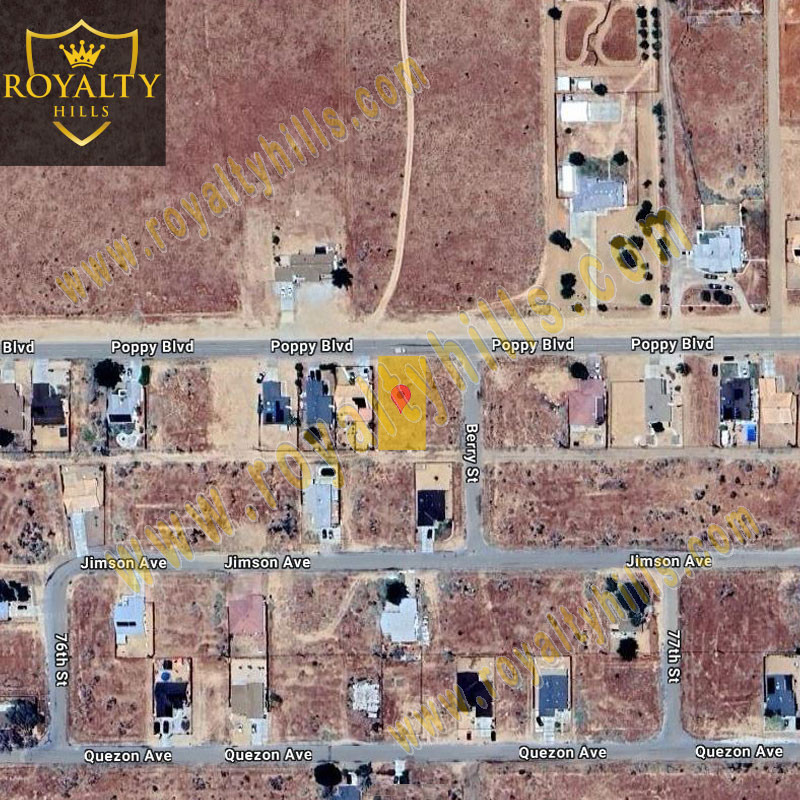 7643 Poppy Blvd California City CA93505 United States