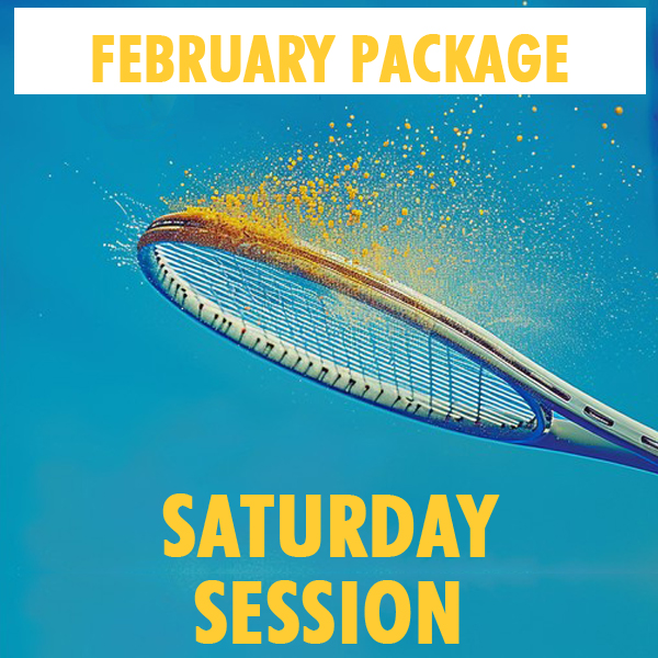 High Performance Tennis Instruction | February Package | Saturday 1:30pm-2:30pm