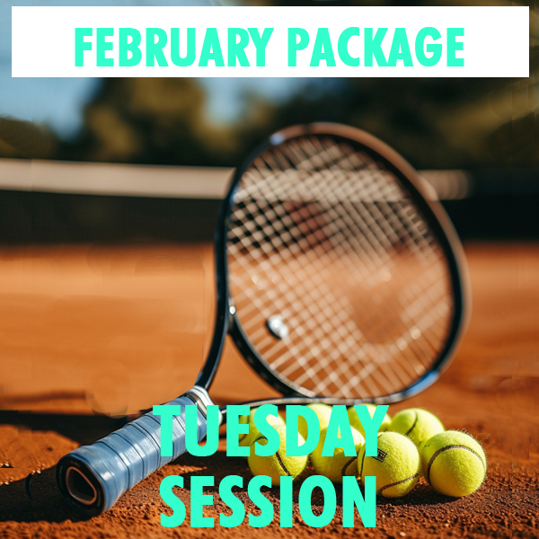 High Performance Tennis Instruction | February Package | Tuesday 4:00pm-5:00pm