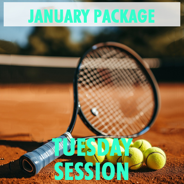 High Performance Tennis Instruction | January Package | Tuesday 5:00pm-6:30pm